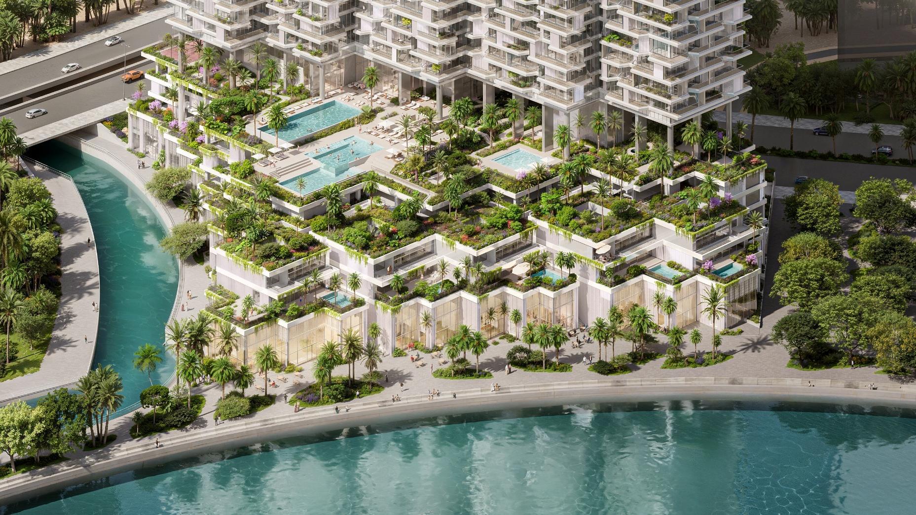 Modern architecture of Villas in Abu Dhabi showcasing contemporary waterfront living and premium community design..jpg