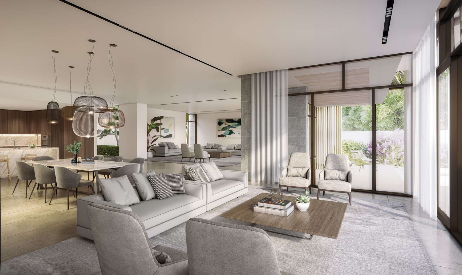 Reem Hills Villas interior at Al Reem Island featuring luxury living spaces and premium residential design.
